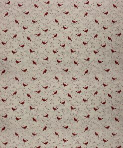 Cardinals on Vine Super Snuggle Christmas Flannel Fabric