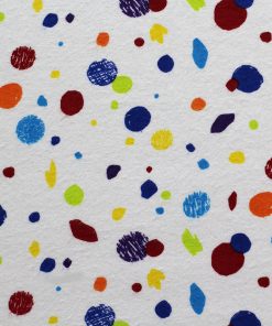 Pastel Sketch Dots Super Snuggle Flannel Fabric