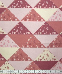Super Snuggle Pretty Floral Block Flannel Fabric