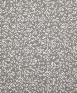 Floral Gray 108 Wide Flannel Fabric