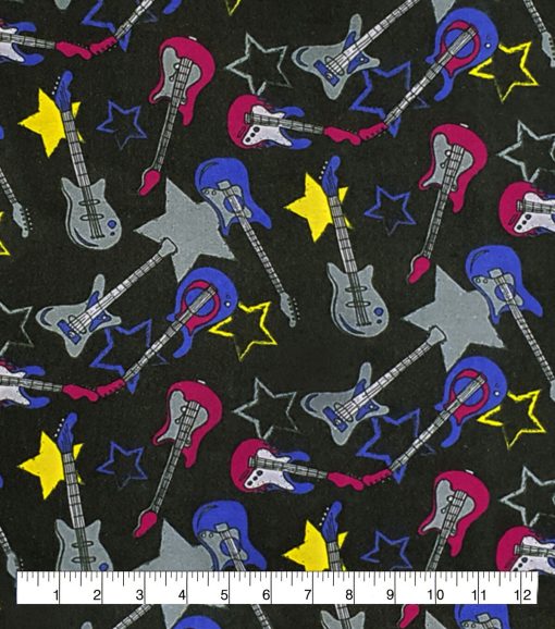 Rock Star Super Snuggle Flannel Fabric - Image 3