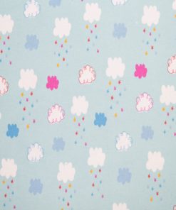 Super Snuggle Cloud   Rain Toss Flannel Fabric