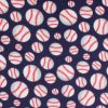 Baseball Blizzard Fleece Fabric