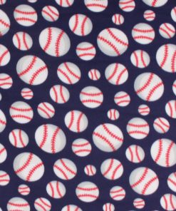 Baseball Blizzard Fleece Fabric
