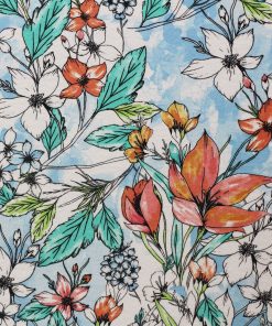 Hawaiian Flowers Super Snuggle Flannel Fabric
