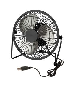 Honey Can Do USB Powered Desk Fan Black