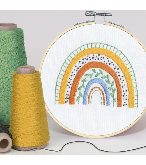 Dimensions Rainbow Embroidery Kit 6  Hoop - Image 4