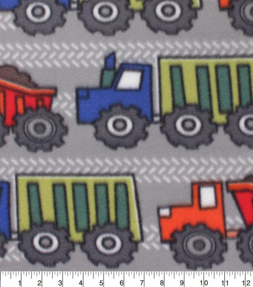 Blizzard Fleece Fabric Construction Stripe