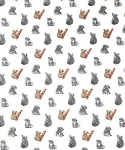 Koala Super Snuggle Flannel Fabric
