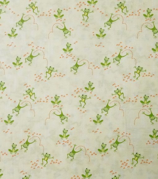 Leap Frogs Super Snuggle Flannel Fabric