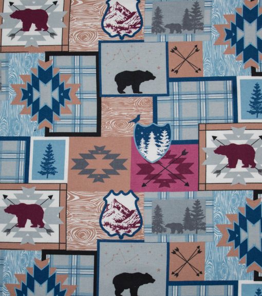 Wilderness Patch Super Snuggle Flannel Fabric - Image 2