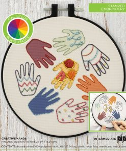 Bucilla 6 Creative Hands Embroidery Kit