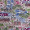 Dover Delaware City Pride Cotton Fabric