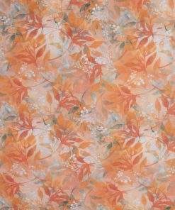 Orange Leaves Quilt Cotton Fabric by Keepsake Calico