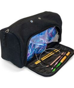 Susan Bates 12X5.5X5.5 Black Yarn Storage Tote