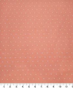 Pearl Dots on Peach Quilt Cotton Fabric by Quilter s Showcase