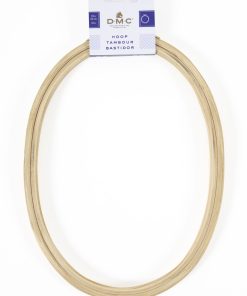 DMC 8 Oval Wooden Embroidery Hoop