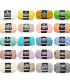 Arteza Light Colors Premium Worsted Acrylic Yarn 20 Bundle