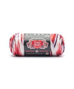 Red Heart All In One Granny Square 417yds Worsted Acrylic Yarn