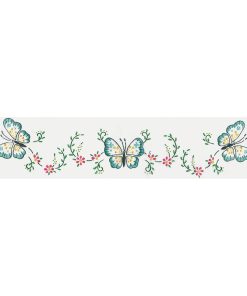 Design Works 30 x 20 Butterfly Stamped Embroidery Pillowcases 2pk