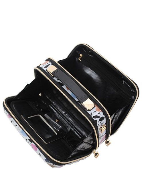 Savoir Collection Terrazzo Print Travel Beauty Case - Image 4
