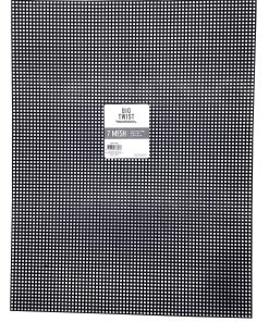 10.5 x 13.5 Stiff Black 7 Plastic Mesh Embroidery Canvas by Big Twist