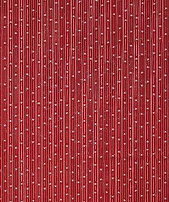Falling Stars on Red Patriotic Glitter Cotton Fabric