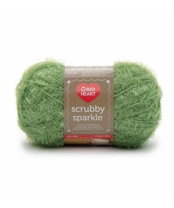 Red Heart Scrubby Sparkle 174yds Worsted Polyester Yarn
