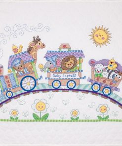 Dimensions 43 x 34 Baby Express Quilt Stamped Cross Stitch Kit