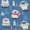 Yeti To Ski Blizzard Fleece Fabric