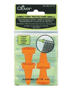 Clover Jumbo Knitting Needle Point Protectors 4 Pkg