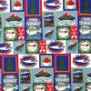 Fishing Patch Super Snuggle Flannel Fabric