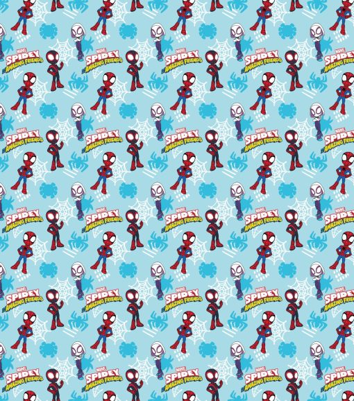 Spidey And Friends Cotton Fabric Hero - Image 2