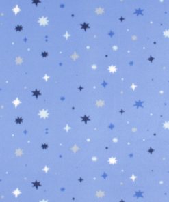 Snow Geo Blizzard Prints Fleece Fabric