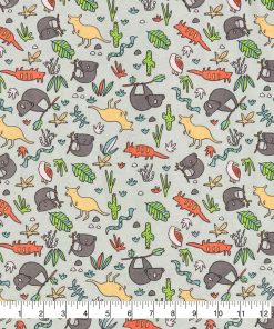 Australian Animals Super Snuggle Flannel Fabric