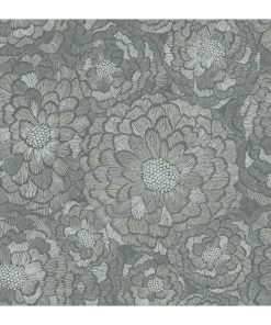 RoomMates Zen Dahlia Peel   Stick Wallpaper