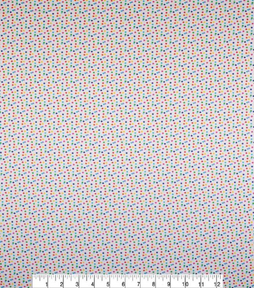 Confetti Dots Multi Celebration Cotton Fabric - Image 2