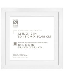 12 x 12 Matted to 10 x 10 Snapshot Gallery Frame by Place   Time