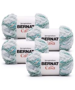 Bernat Casa 170yds Super Bulky Polyester Yarn 4 Bundle