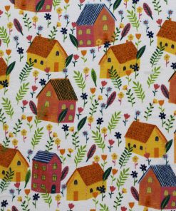 Pretty Houses Super Snuggle Flannel Fabric