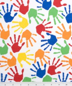 Novelty Cotton Fabric Hand Prints