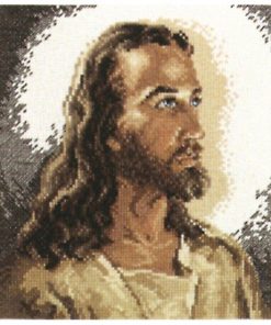 Janlynn 6 x 8 Portrait of Christ Counted Cross Stitch Kit