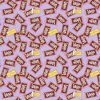 Willy Wonka Wonka Bar Cotton Fabric