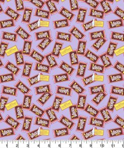 Willy Wonka Wonka Bar Cotton Fabric
