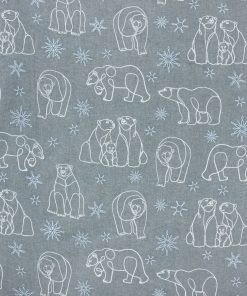 Bears Super Snuggle Flannel Fabric