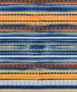 Sunset Stripes Anti Pill Fleece Fabric