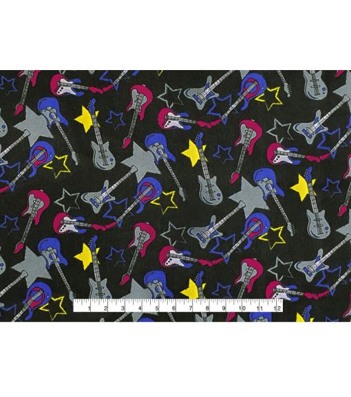 Rock Star Super Snuggle Flannel Fabric - Image 4