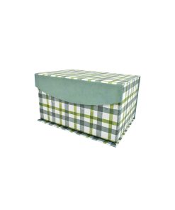 8 Green Plaid Fliptop Box by Hudson 43