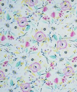 Pastel Floral Quilt Cotton Fabric by Keepsake Calico