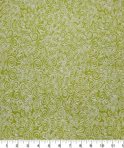 Scrolls on Lime Quilt Cotton Fabric by Quilter s Showcase